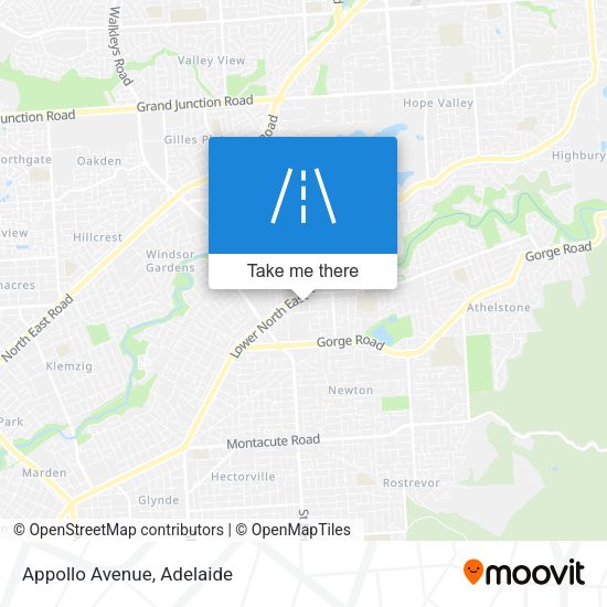Appollo Avenue map