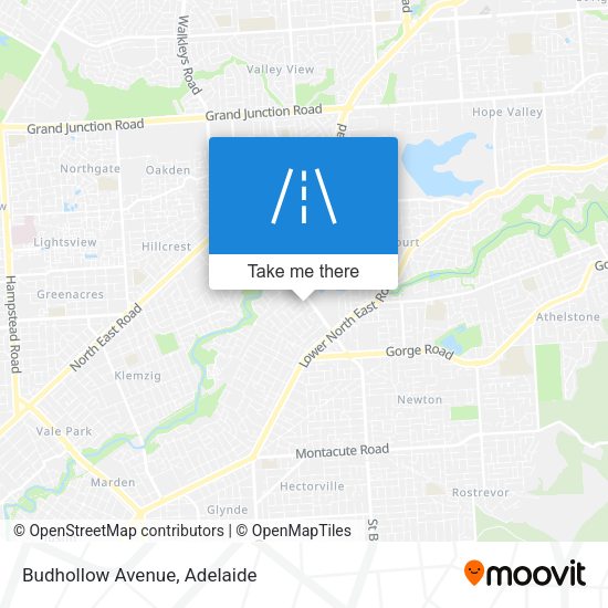 Budhollow Avenue map