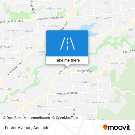 Foster Avenue map