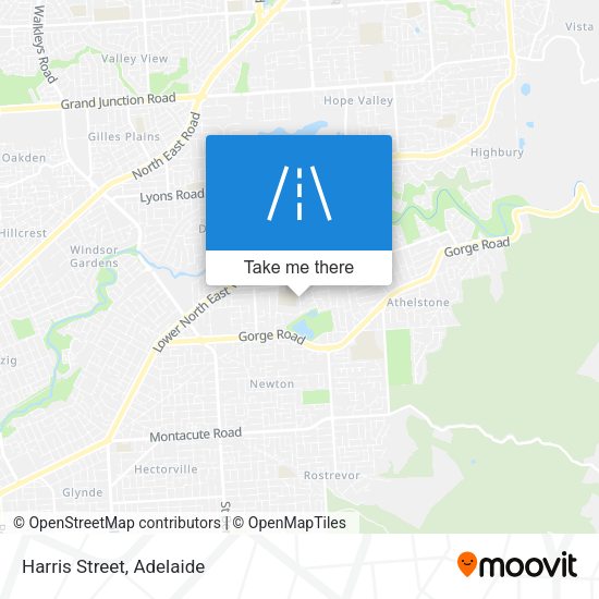 Harris Street map