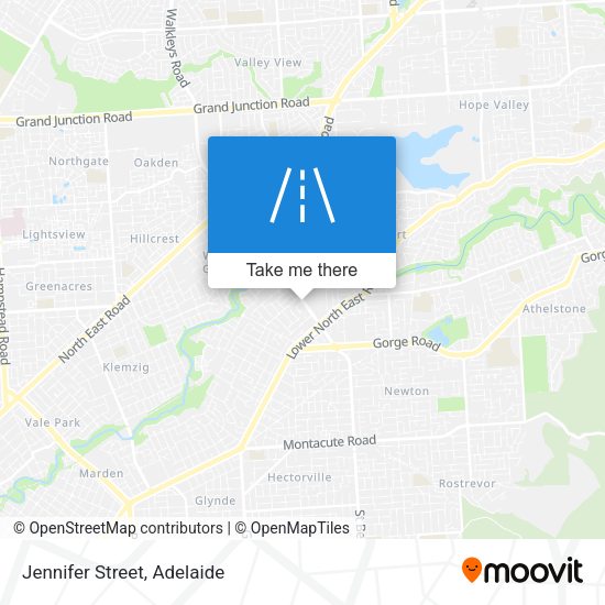Jennifer Street map