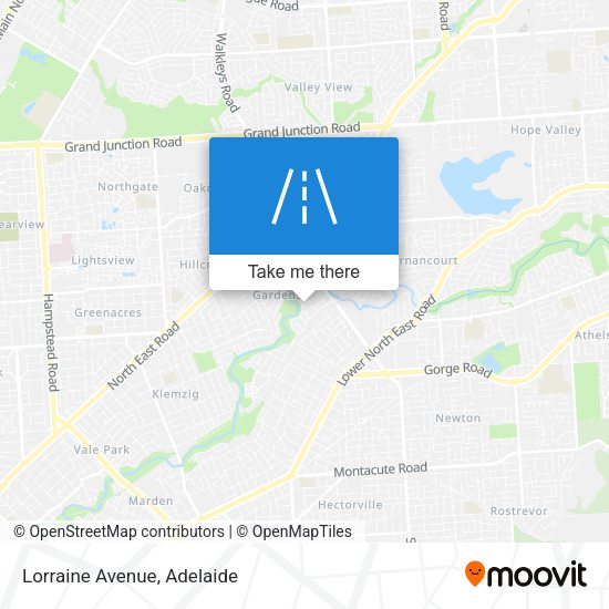 Lorraine Avenue map