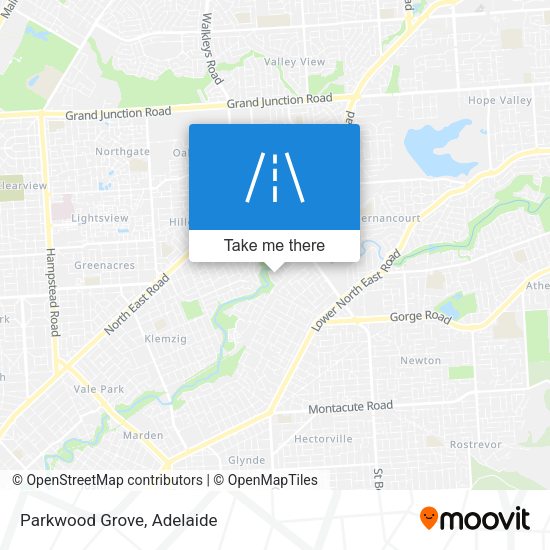 Parkwood Grove map