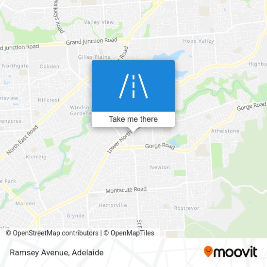 Ramsey Avenue map