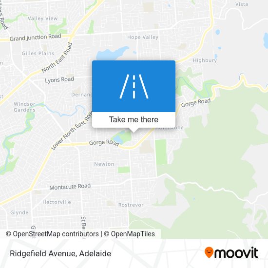 Ridgefield Avenue map