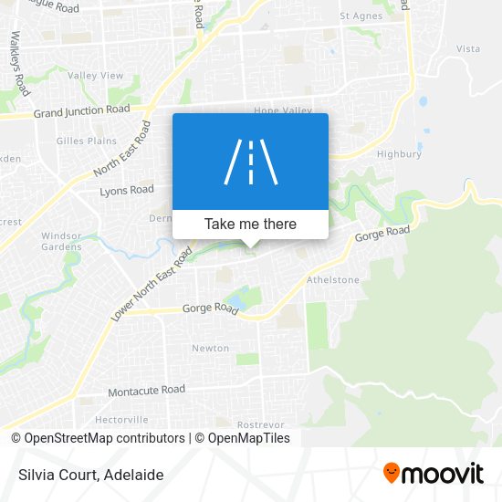 Silvia Court map