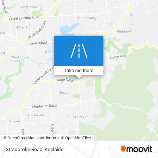 Stradbroke Road map