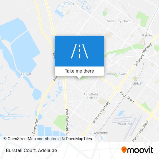 Burstall Court map