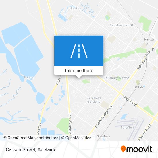 Carson Street map