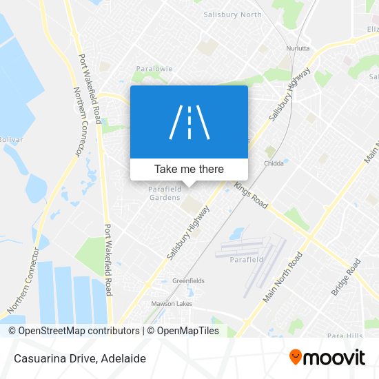 Casuarina Drive map