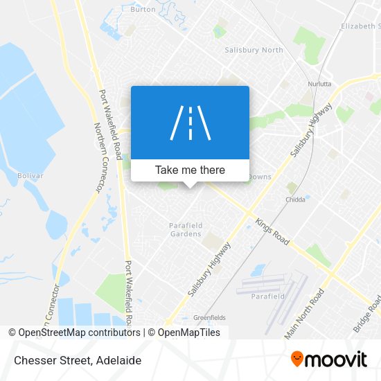 Chesser Street map