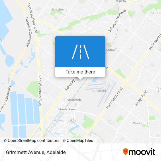 Grimmett Avenue map