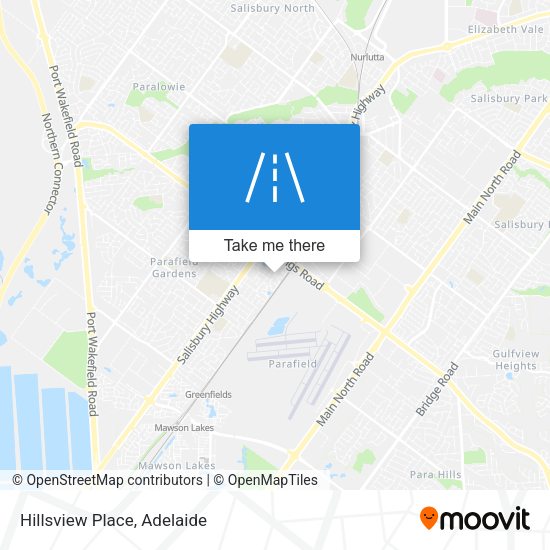 Hillsview Place map
