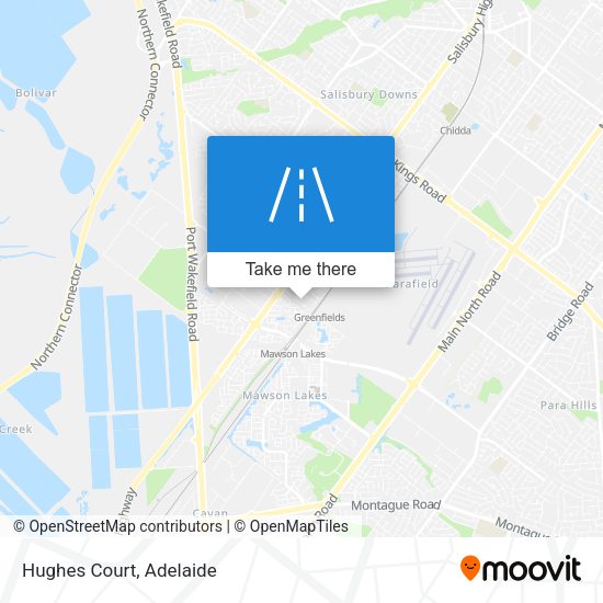 Hughes Court map