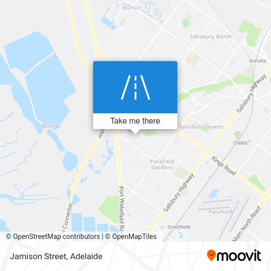 Jamison Street map