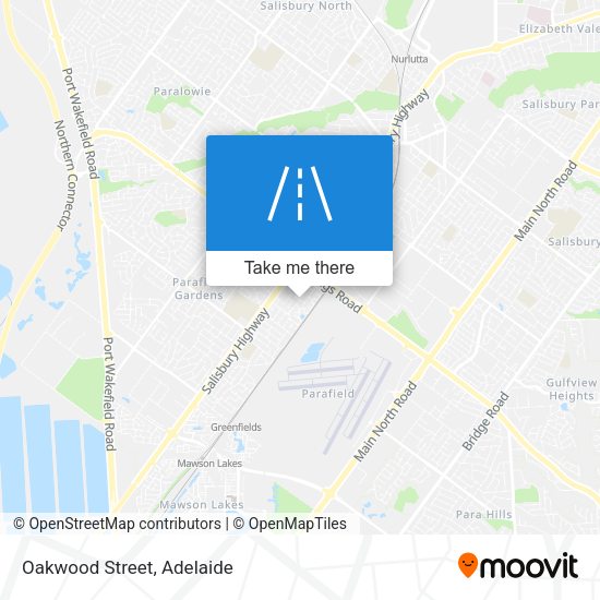 Oakwood Street map