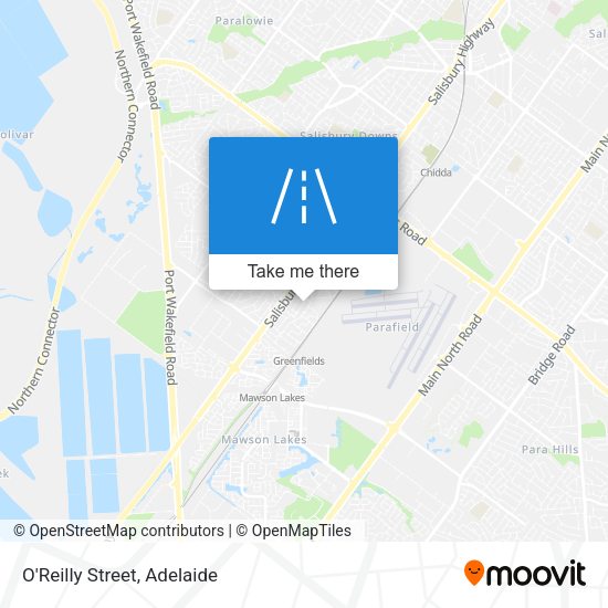 O'Reilly Street map