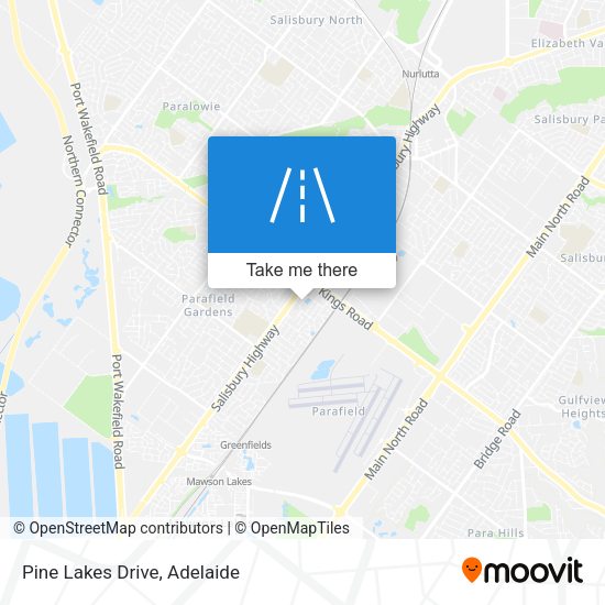 Pine Lakes Drive map