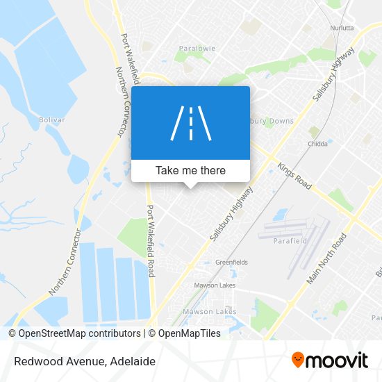 Redwood Avenue map