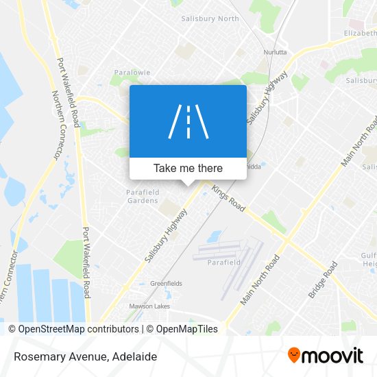 Rosemary Avenue map