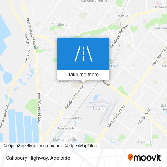 Salisbury Highway map