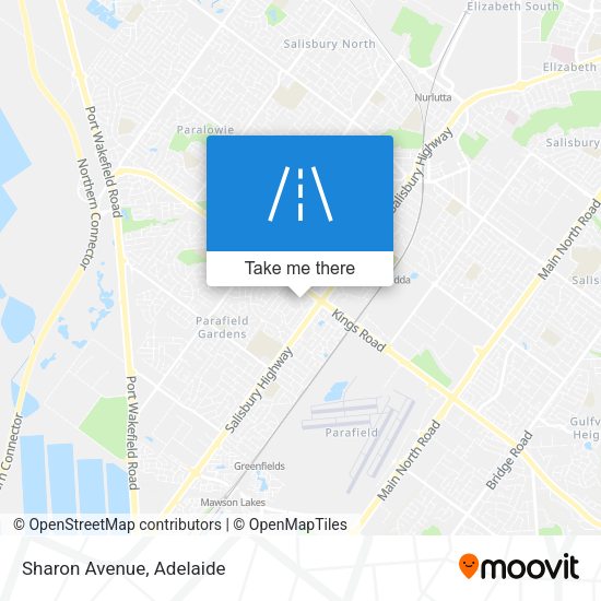 Sharon Avenue map