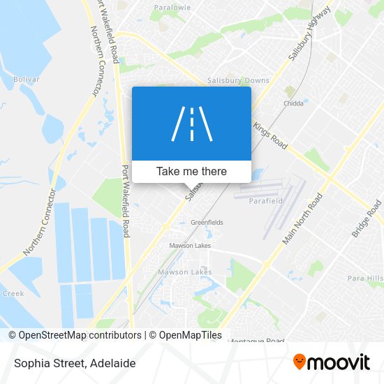Sophia Street map
