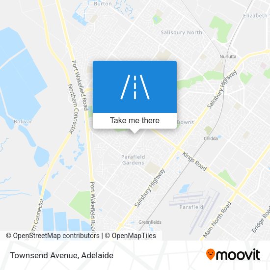 Townsend Avenue map