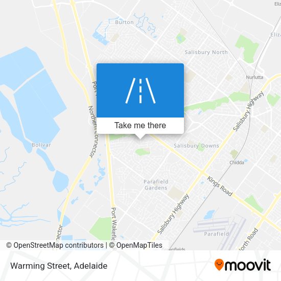 Warming Street map