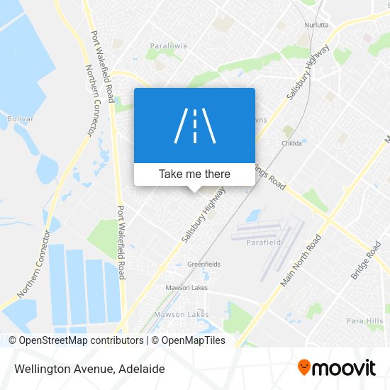 Wellington Avenue map