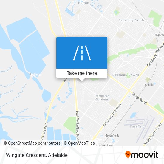 Wingate Crescent map