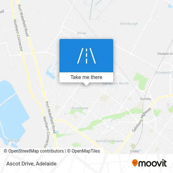Ascot Drive map