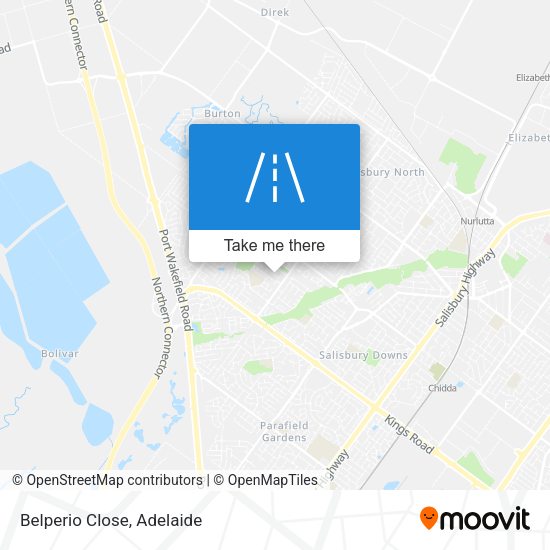 Belperio Close map