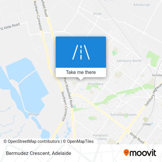 Bermudez Crescent map