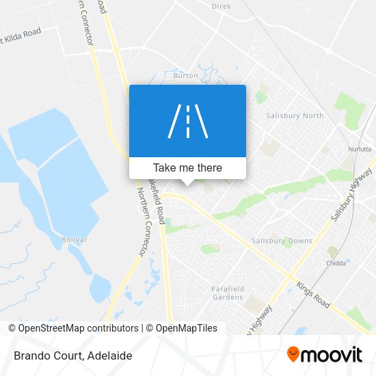 Brando Court map