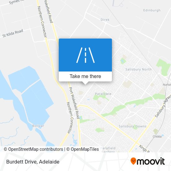 Burdett Drive map