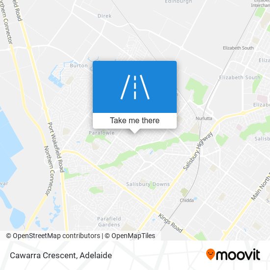 Cawarra Crescent map