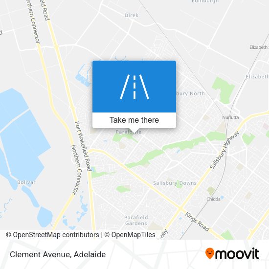 Clement Avenue map