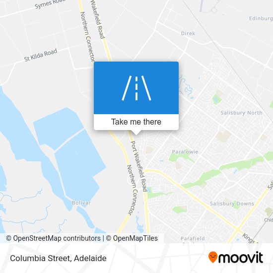 Columbia Street map