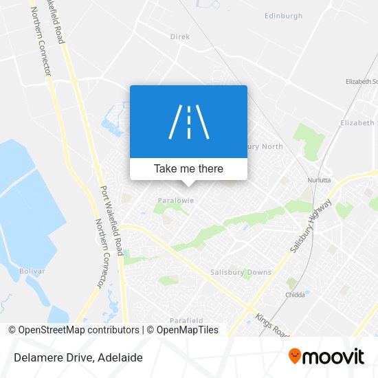 Delamere Drive map