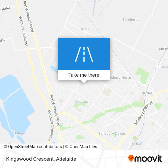 Kingswood Crescent map