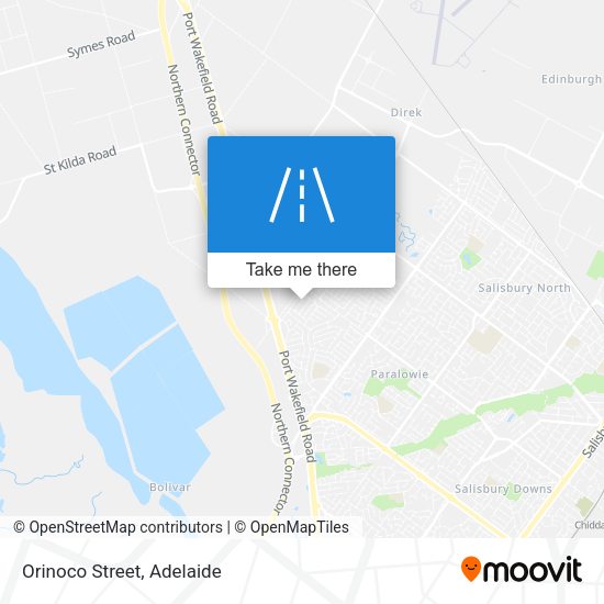 Orinoco Street map