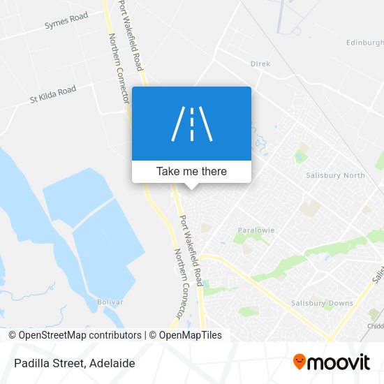 Padilla Street map