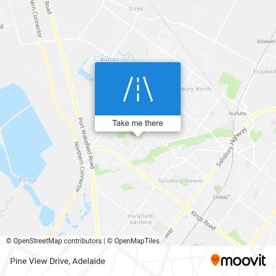 Mapa Pine View Drive