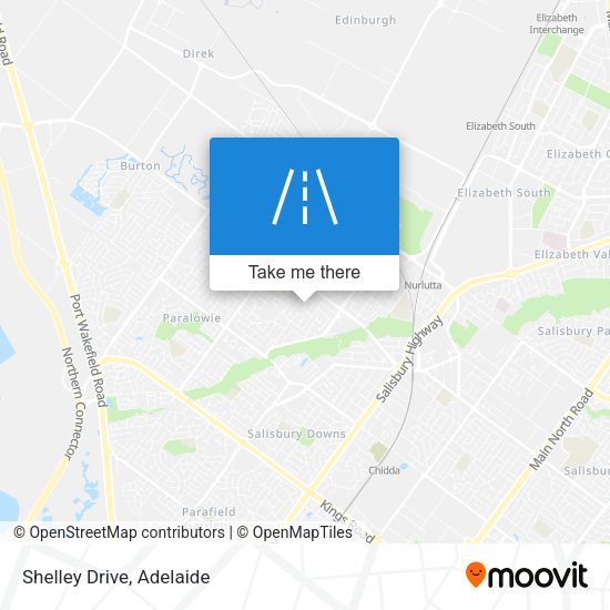 Shelley Drive map