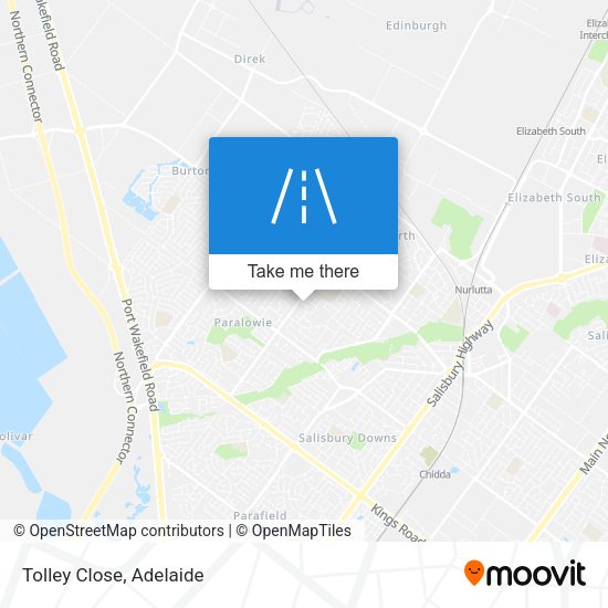 Tolley Close map