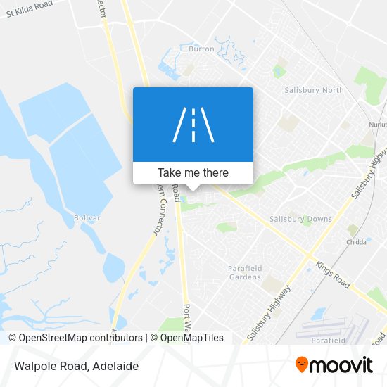 Walpole Road map