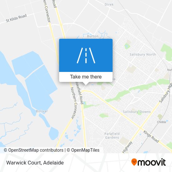 Warwick Court map