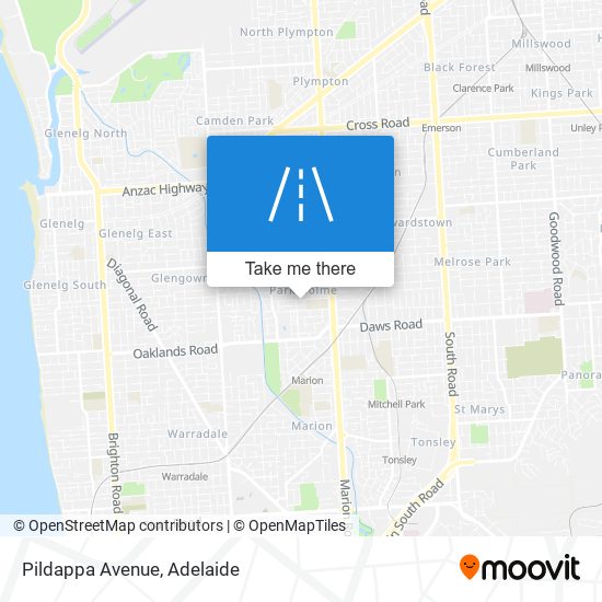 Pildappa Avenue map