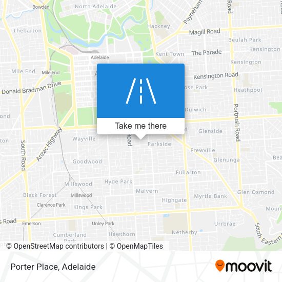 Porter Place map